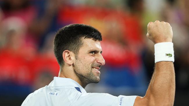 Novak Djokovic is still off the night shift. (Photo by Martin KEEP / AFP)