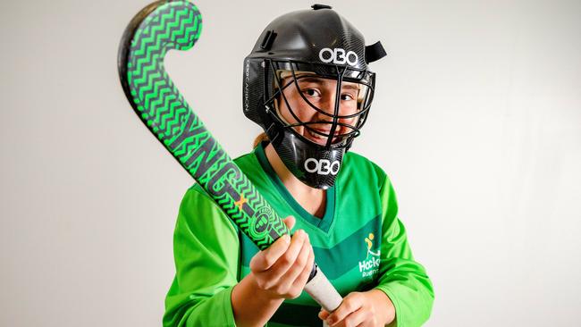 Madyson Jones enjoys the pressure put on goalies. (AAP Image/Richard Walker)