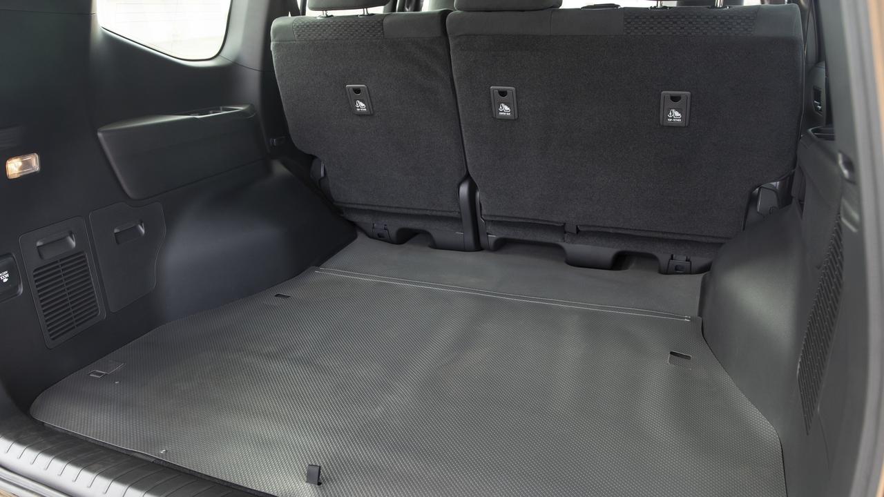 Boot space is more than 1000 litres in the Toyota LandCruiser 300 Series GX.