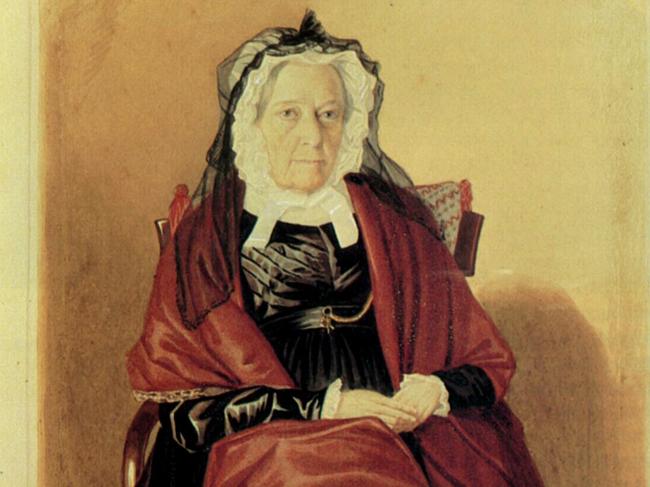 Artwork - portrait painting of Elizabeth Macarthur, wife of early settler John Macarthur. p/ historical