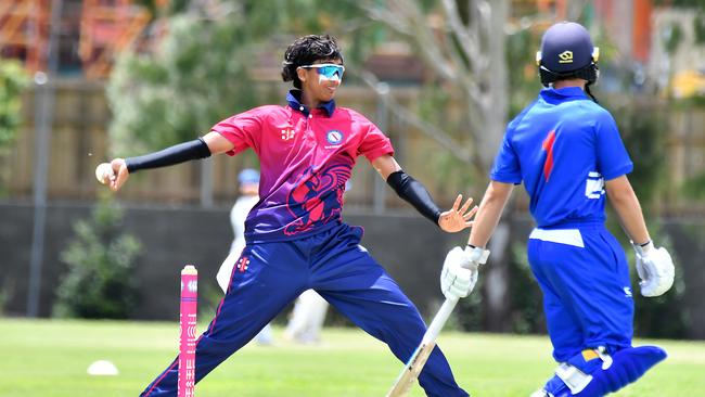 Brisbane State High School Aadi Patel. Picture, John Gass