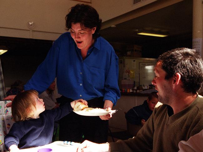 “We would often get food hampers from St Vinnies.”