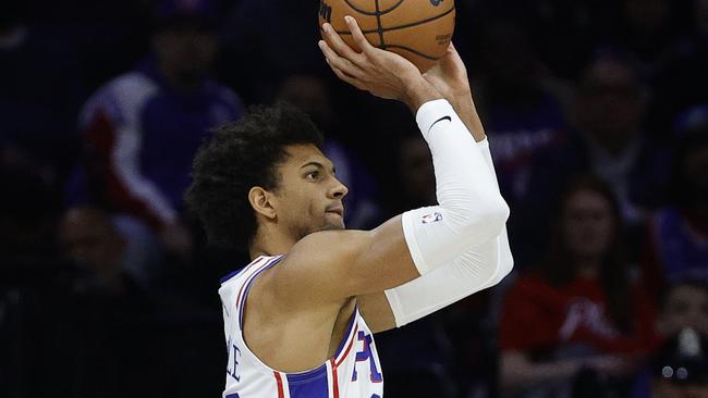 Arizona-born Thybulle lived in Sydney as a child and represented the Boomers at the Tokyo Olympics. Picture: Tim Nwachukwu/Getty Images