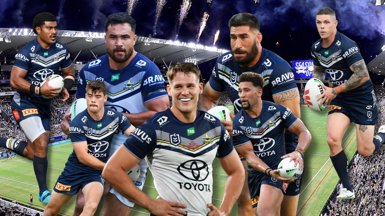 Departing Cowboys Taniela Sadrugu, Jake Bourke, Peta Hiku, Riley Price, James Tamou, Gehamat Shibasaki and Ben Hampton