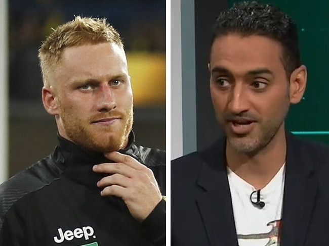 Nick Vlastuin and Waleed Aly. Images: Getty and ABC.