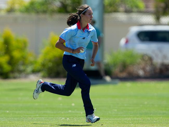 Alex Mavros is a promising speedster. Picture: Cricket Australia.