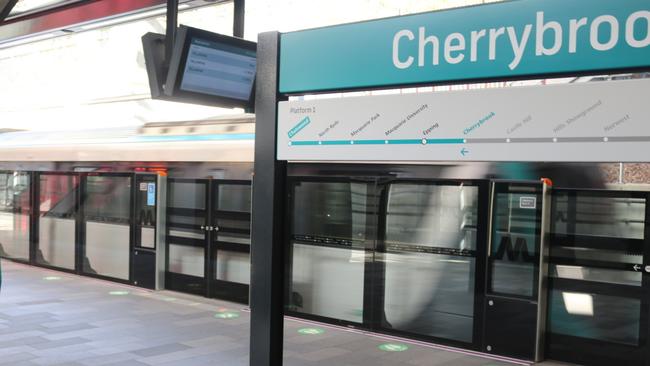 A Sydney Metro train station, like this one at Cherrybrook, is slated for Pyrmont.