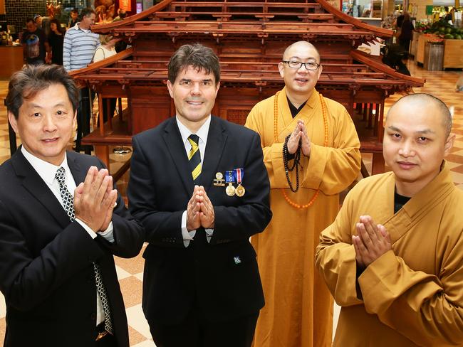 Former Wyong Mayor with backers of the Chinese theme park.