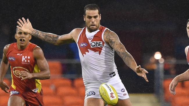 Lance Franklin chose the Swans over the Giants. Picture: AAP