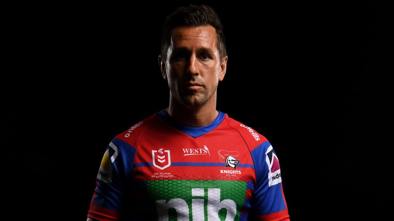 Mitchell Pearce is set to take a huge pay cut when he signs an extension with the Knights. Picture: Knights Digital