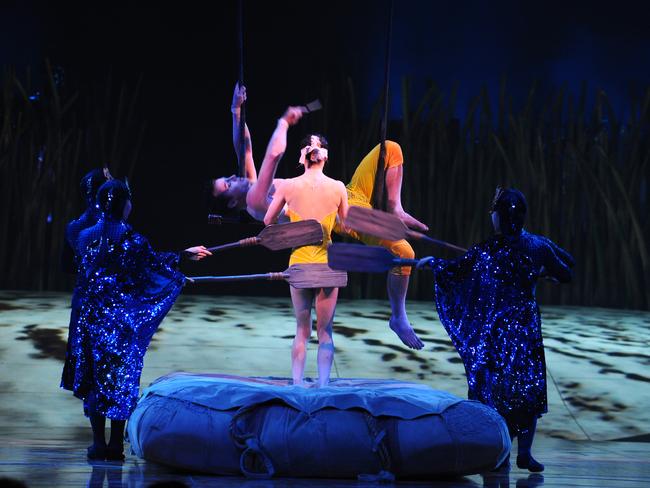 Prince Harry and his wife arrived at the Royal Albert Hall to meet Cirque du Soleil performers and organisers of the event. Picture: Matrix Pictures