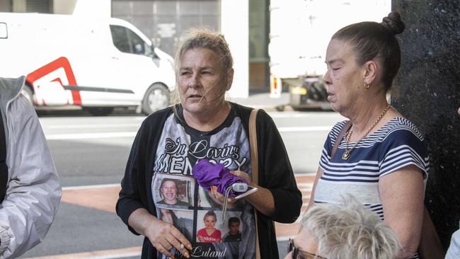 Linda Britton (centre) was found guilty of the manslaughter of her daughter and another woman at Nambucca Heads on the NSW Mid North Coast on September 28. Picture: NCA NewsWire/Simon Bullard.