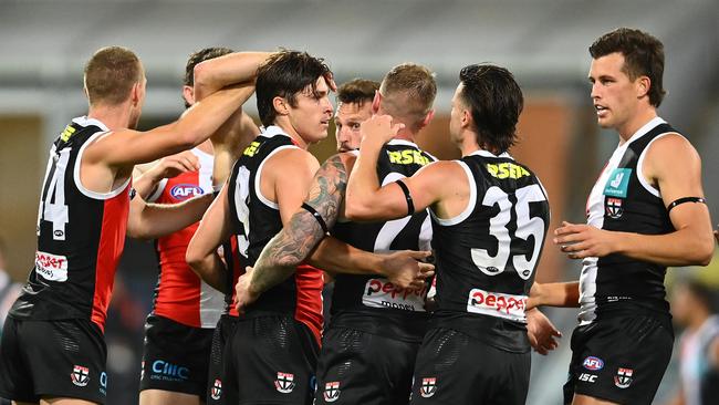 St Kilda look like a brand new team both on and off the field. Picture: Quinn Rooney/Getty Images.