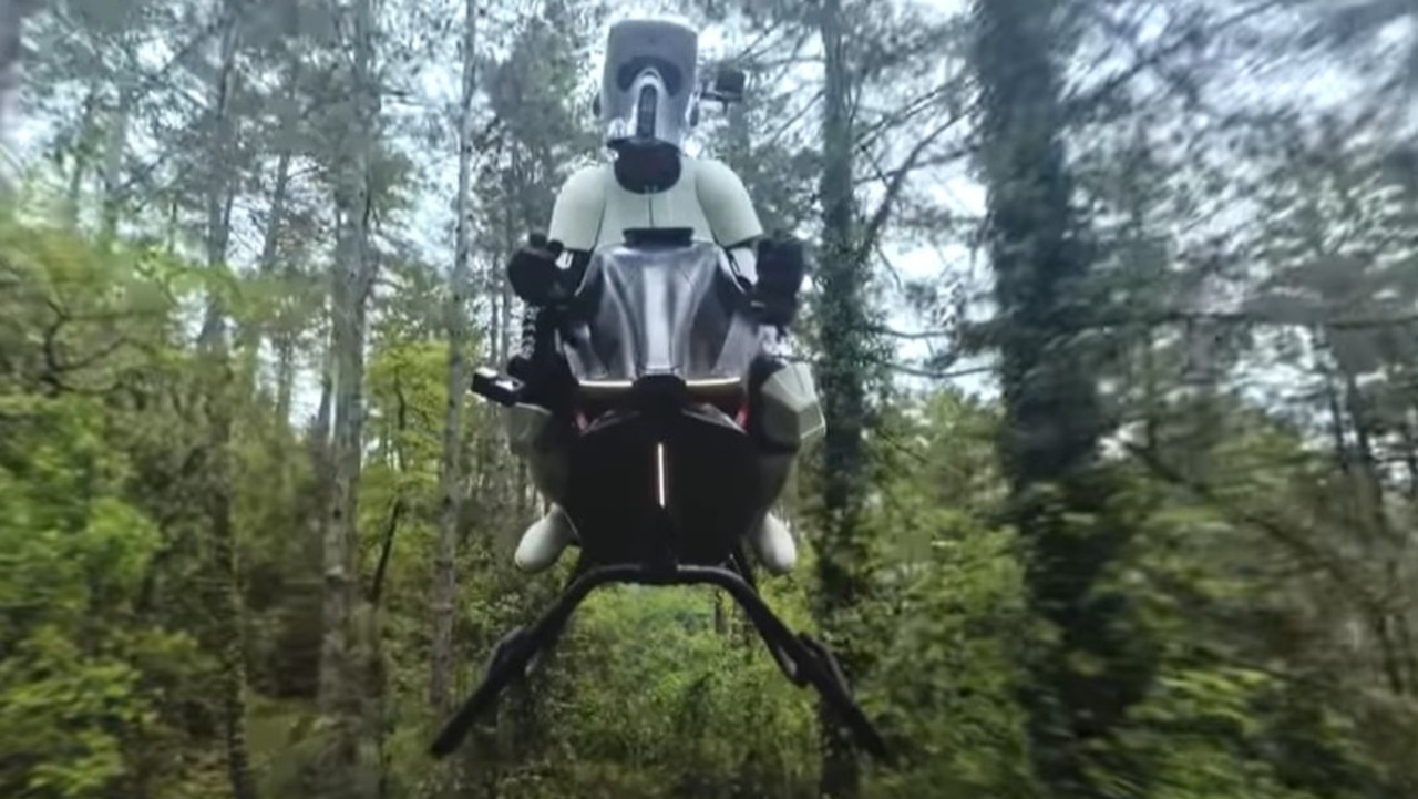 Did somebody say Star Wars. Picture: Volonaut/YouTube