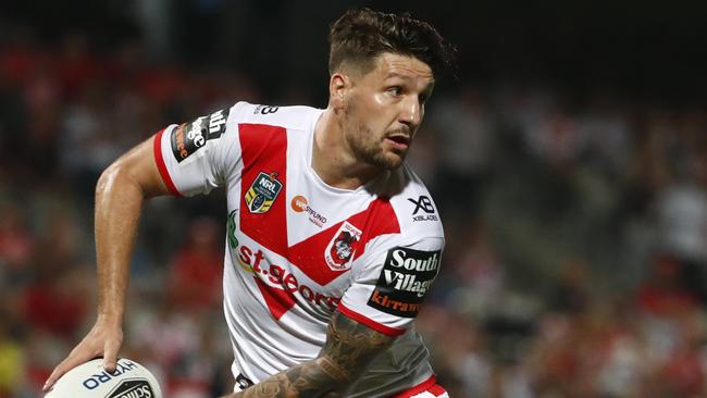 Gareth Widdop has led the Dragons to the top of the NRL table. Picture: AAP Image/Daniel Munoz