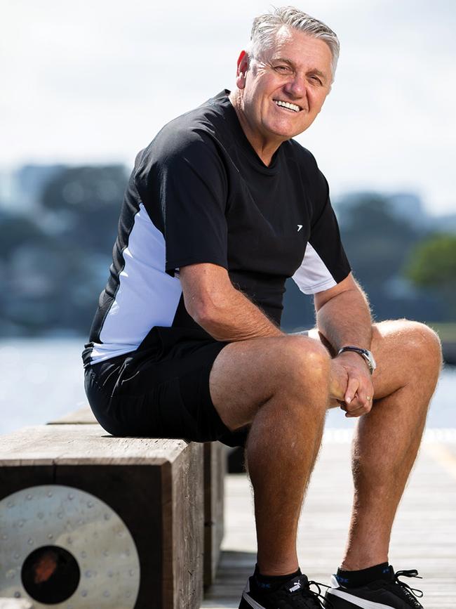 Ray Hadley lost nearly 20kg as part of a weight loss shoot for Men's Health. Pic credit: Giles Park for Men’s Health – one time use only, no archiving.