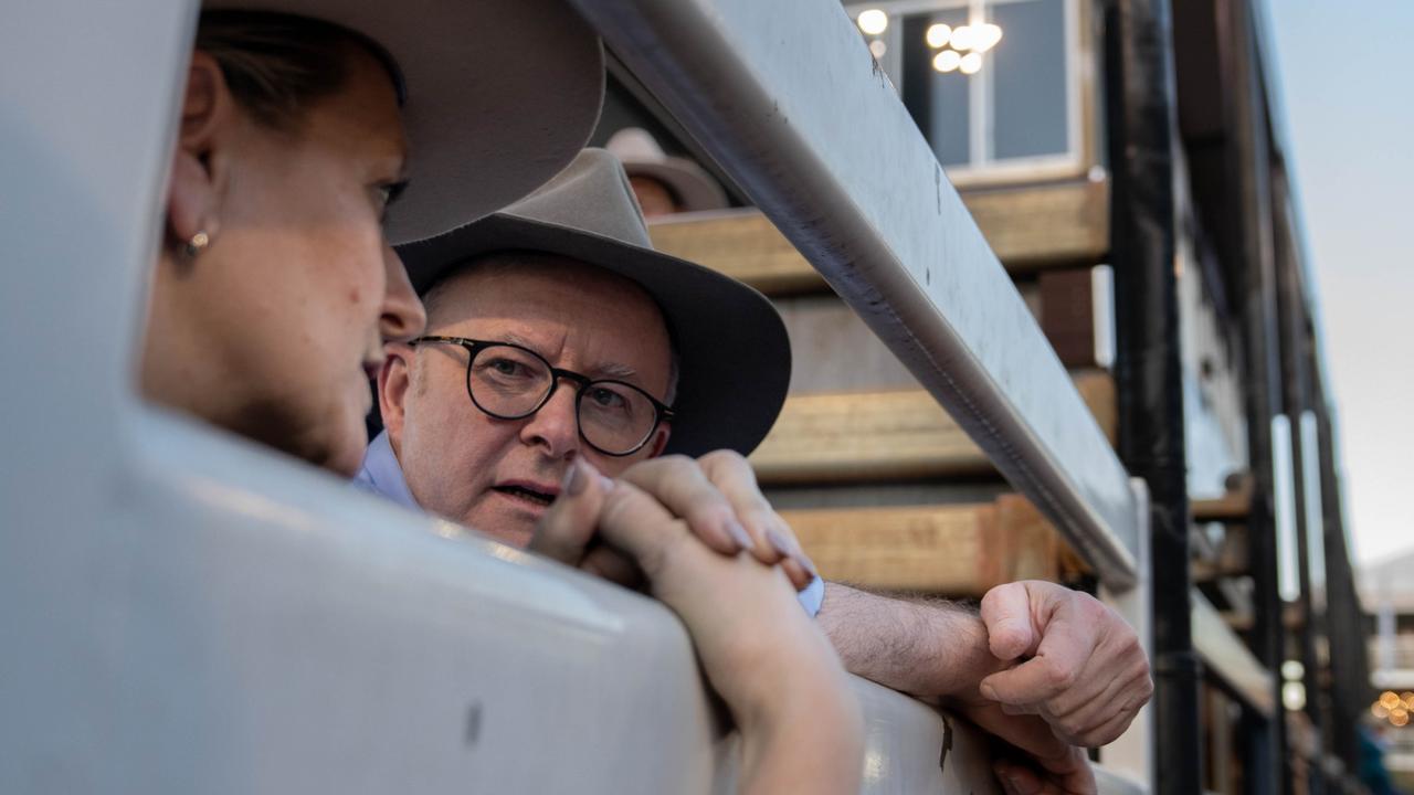 Anthony Albanese was in Mt Isa as part of its centenary celebrations. Picture: Supplied.