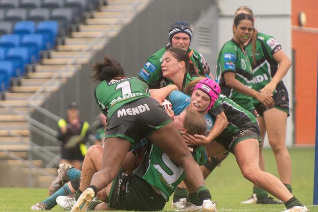 Mackay Cutters vs Townsville Blackhawks Harvey Norman U17's Saturday 22 February 2025 Picture:Michaela Harlow