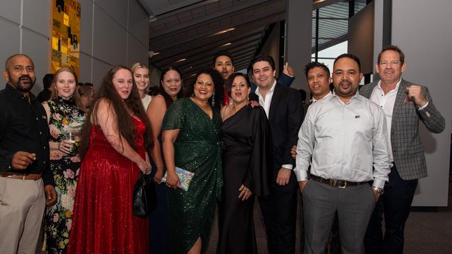 Teegan Wattam and Darrian Niehsner at the 2024 NAIDOC Ball at the Darwin Convention Centre. Picture: Pema Tamang Pakhrin