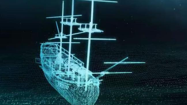 The mystery of the final resting place of the wreck of the ship Captain Cook sailed to Australia in has been solved. Picture: Australian National Maritime Museum