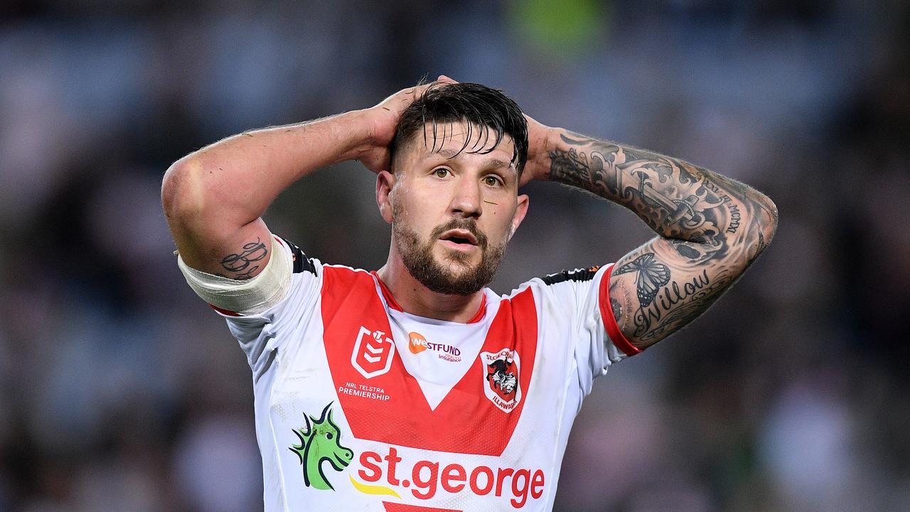 Gareth Widdop left the Dragons at the end of 2019. Picture: AAP/Dan Himbrechts