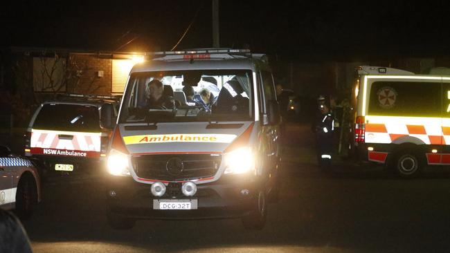 Paramedics began resuscitation on the injured man as soon as they arrived. Picture: Steve Tyson