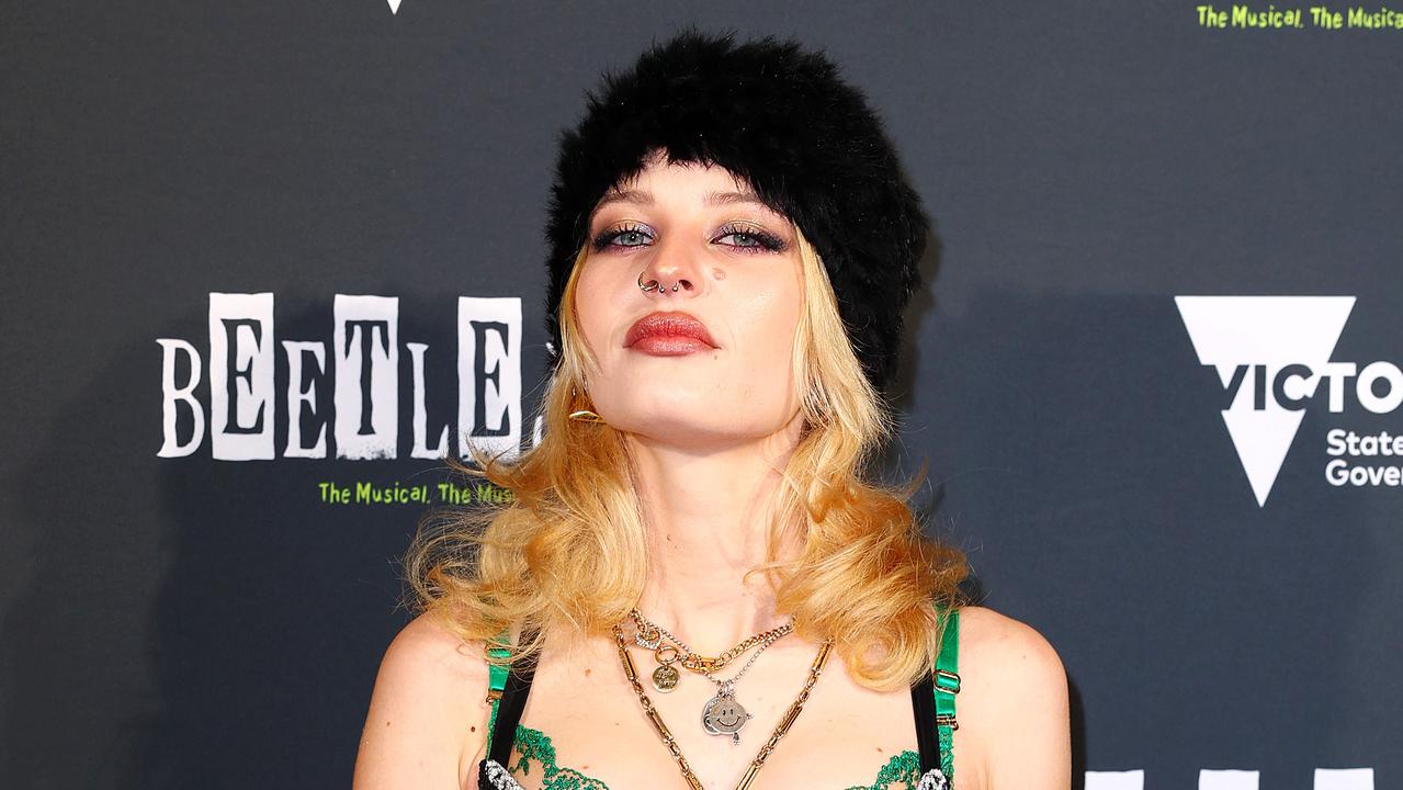 Stars light up the red carpet at Beetlejuice opening night