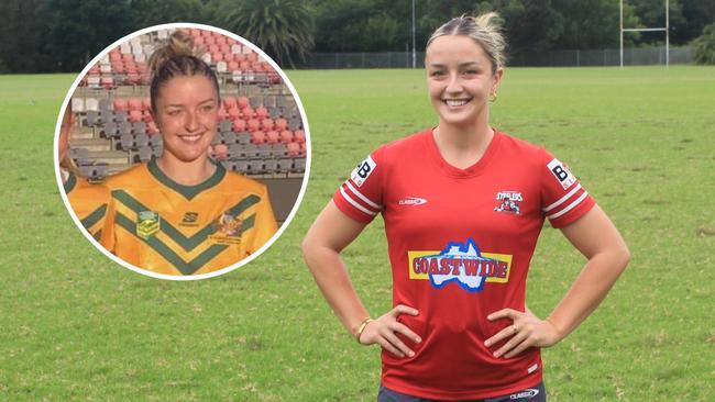 Australian U18 Schoolgirls rep Charlotte Basham of the Illawarra Steelers. Picture: Kevin Merrigan