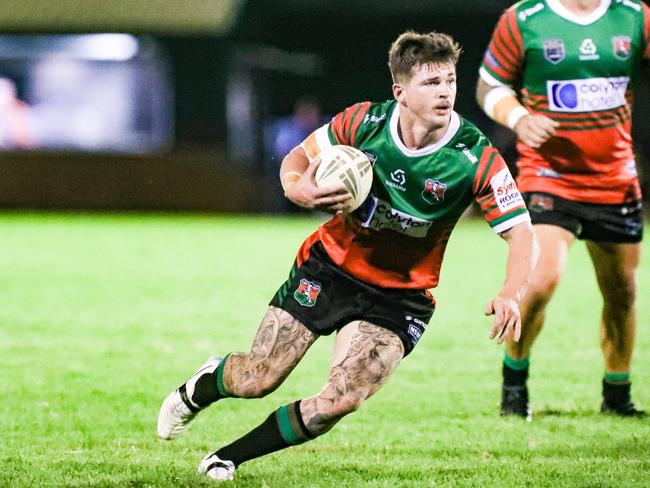 Harrison Reid-Porter puts on a move for Colyton. Picture: Warren Gannon Photography