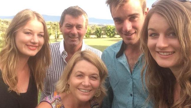 The Tromp family, from left: Ella, Mark, Jacoba, Mitchell and Riana. Picture: Supplied