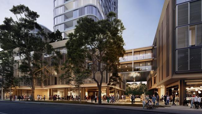 Artist impressions for the 22-storey tower proposed for 8-10 New McLean Street, Edgecliff