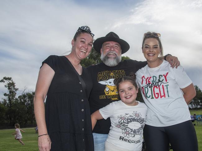 Leah Bottams, David Purcell, Indianna Lanigan, Danni Jones Mildura Christmas Carols 2024. Picture: Noel Fisher