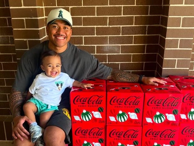 Brian To'o has just landed a sponsorship with Coca Cola. Credit: Supplied.