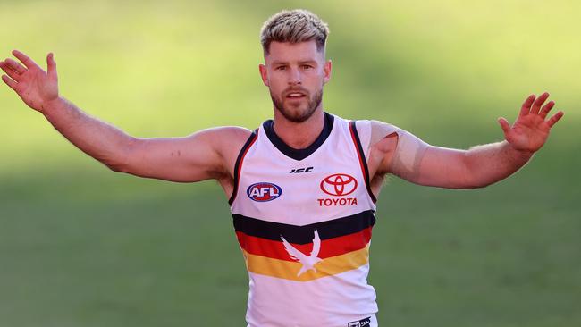 Bryce Gibbs described the Crows’ 2018 camp a “disaster”. Picture: Michael Klein