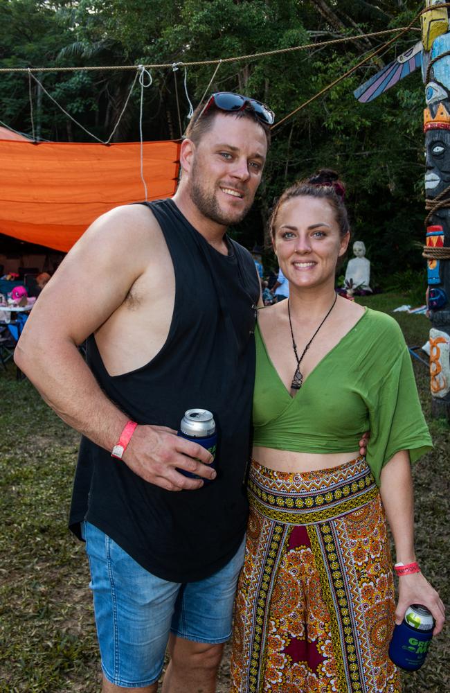 Scott McKneil and Jasmyne Wain from North Mackay at Wintermoon Festival at Mount Charlton.Picture: Michaela Harlow