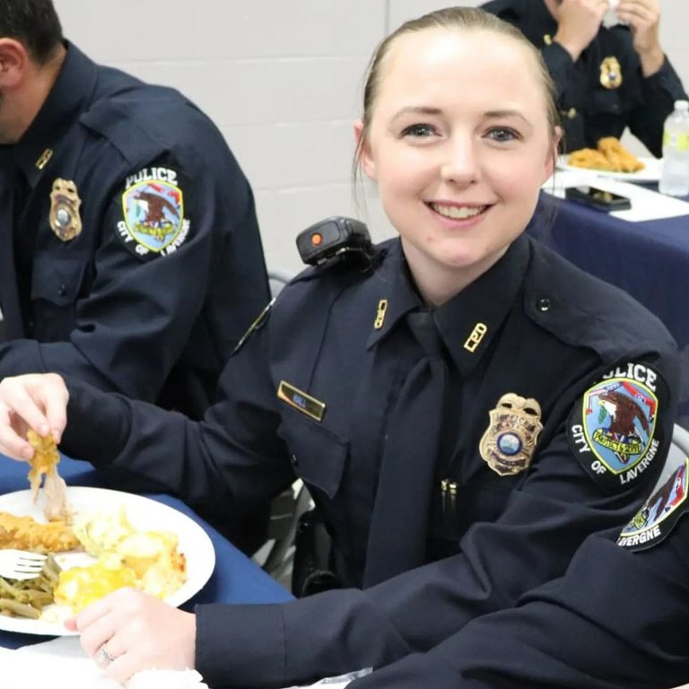 Police officer Maegan Hall. Picture: La Vergne Police Department