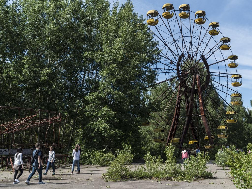 Pripyat is now a ghost town. Picture: Brendan Hoffman/Getty Images