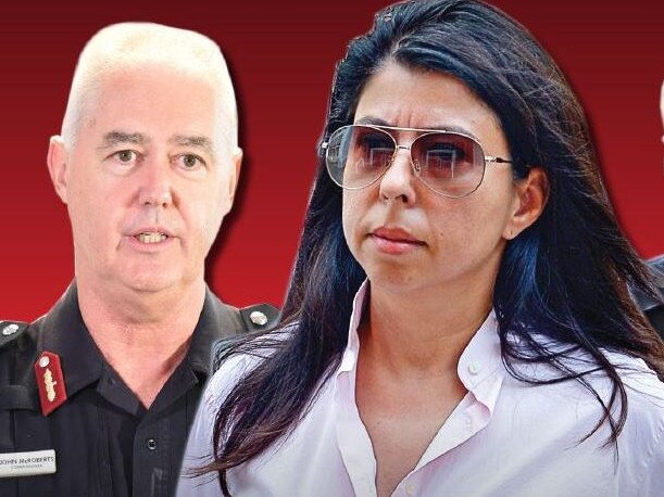 Former NT Police Commissioner John McRoberts and Alexandra 'Xana' Kamitsis were having a secret affair