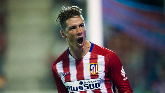 Atletico madrid striker Fernando Torres.