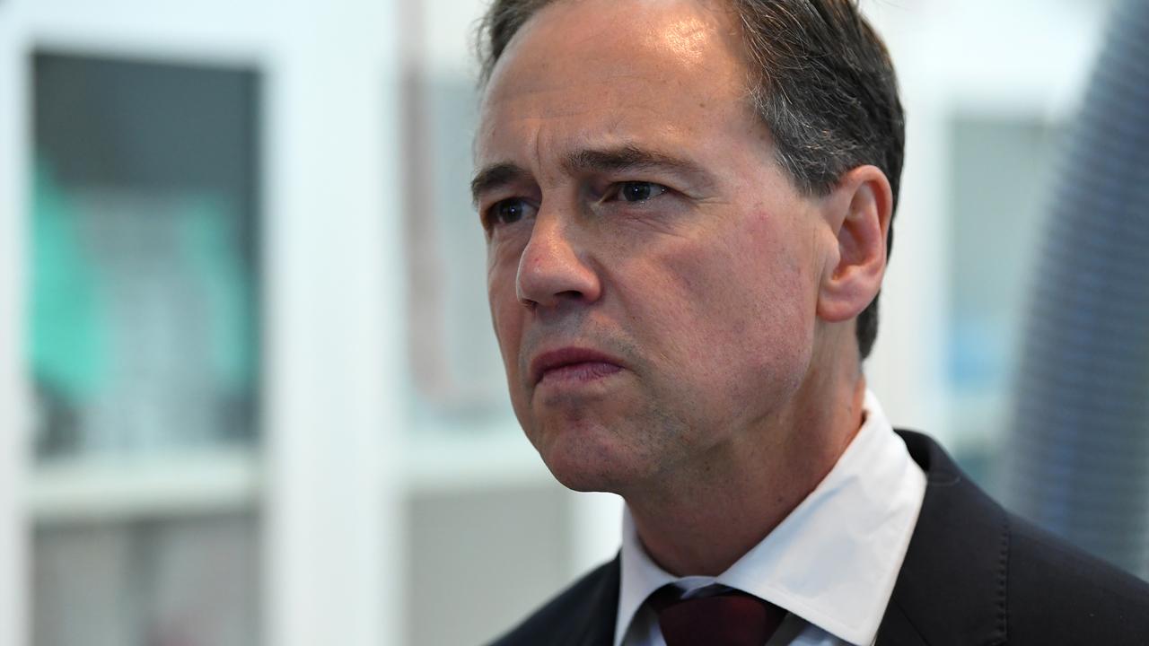 Federal Health Minister Greg Hunt. Picture: AAP/James Ross