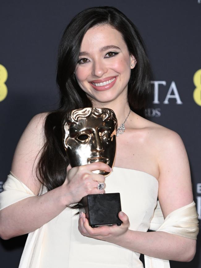 Madison won the best actress BAFTA for her performance in Anora. Picture: Getty Images