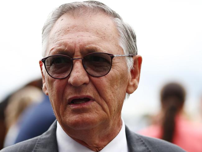 HAWKESBURY, AUSTRALIA - MAY 04: Trainer Peter Snowden looks on after Tom Sherry riding Coco Jamboo wins Race 6 Pioneer Services Hawkesbury Crown during "Hawkesbury Cup Day" - Sydney Racing at Hawkesbury Racecourse on May 04, 2024 in Hawkesbury, Australia. (Photo by Jeremy Ng/Getty Images)