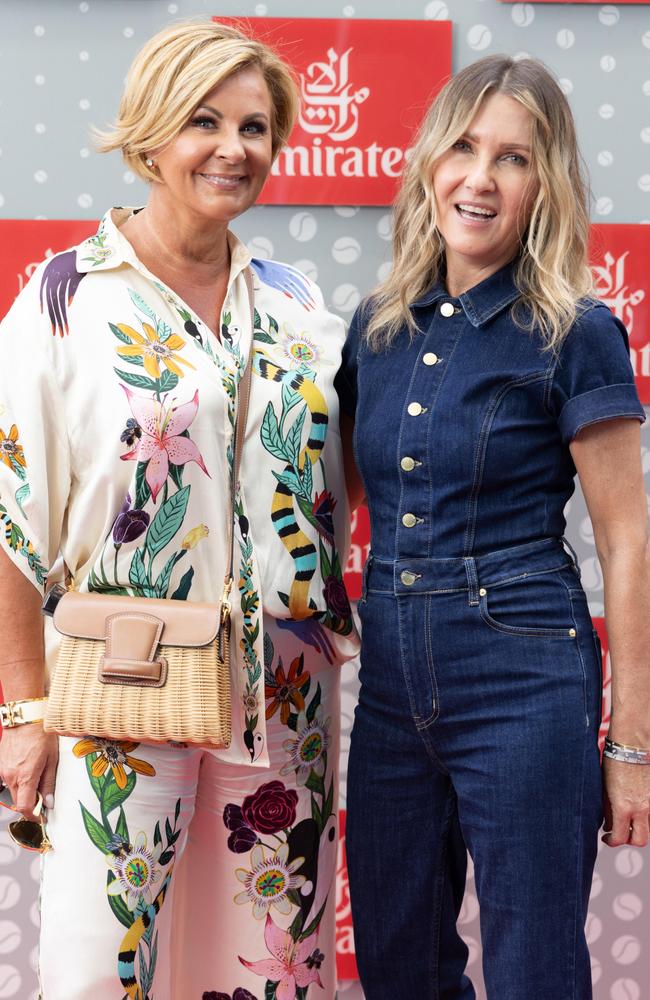 Tania Austin (right) at last year’s Australian Open. Picture: Fiona Hamilton / Tennis Australia.