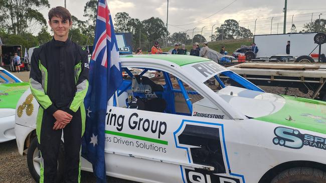 Aidan Rigby, Gympie Speedway. Photo: contributed.