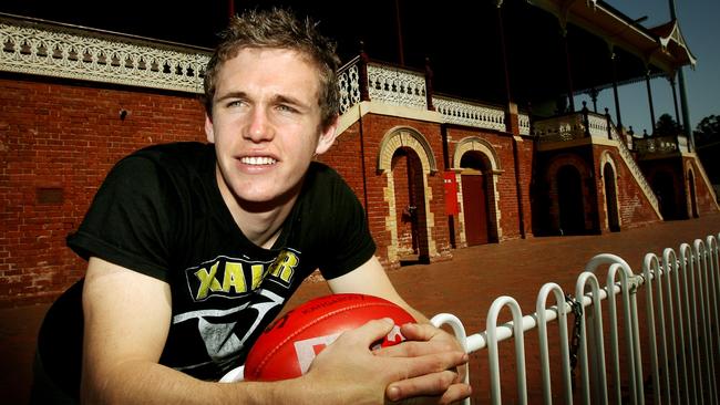 Joel Selwood in his draft year of 2006. Geelong eventually selected him with Pick 7.