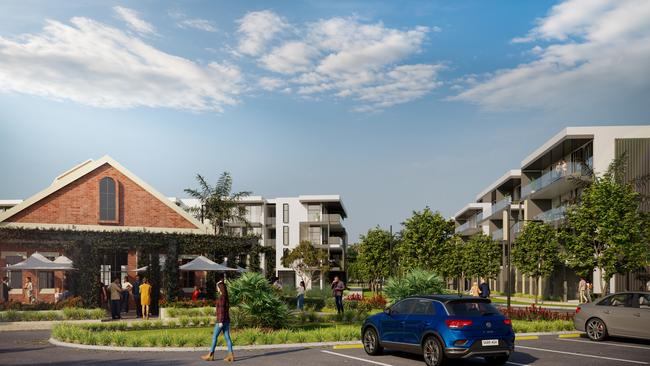 Artist’s impression of the Novo housing development at West Lakes where Edge Early Learning is planning to open a childcare centre. Picture: Supplied