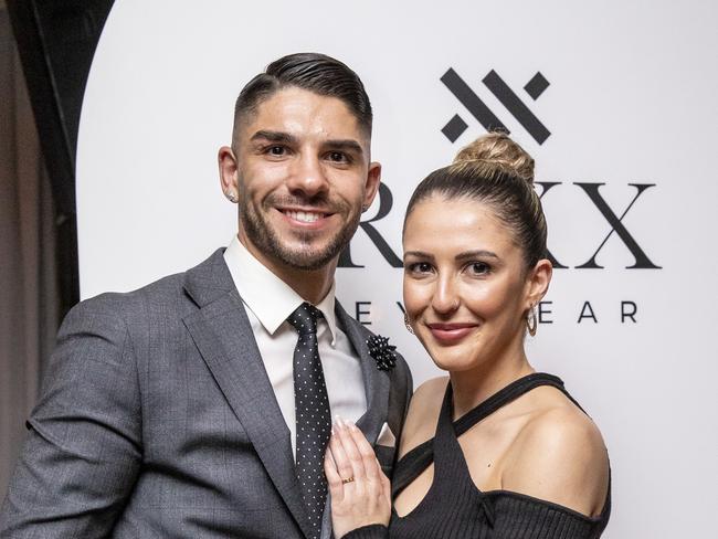 Michael Zerafa’s partner Seline Ozturk has helped him get through tough times. Picture: Sam Tabone/Supplied