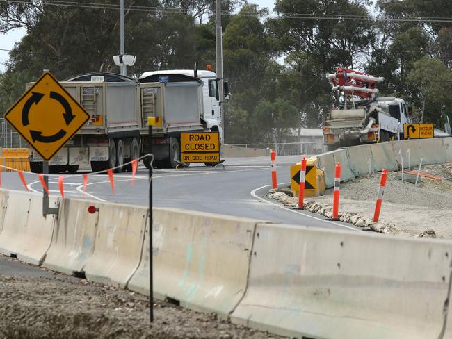 The Yan Yean roadworks have sparked many complications. 