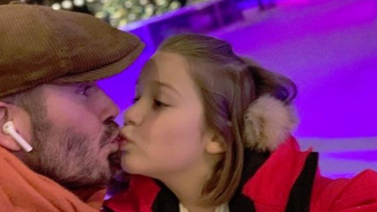 David Beckham is under fire over this picture. Picture: Instagram