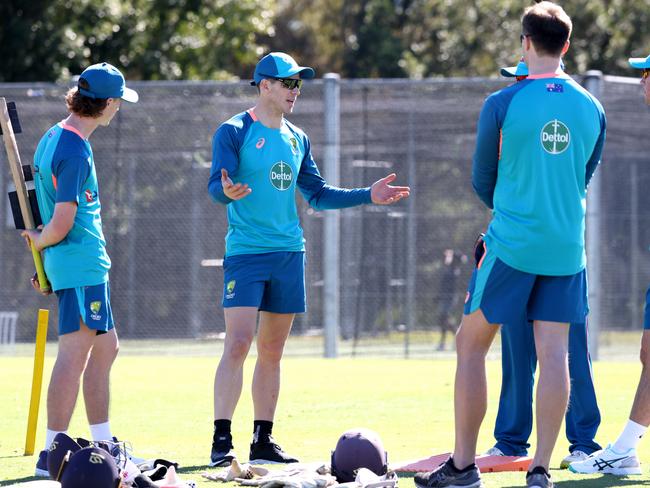 Tim Paine started his coaching career in 2023 with the Australian U19 team. Picture: Steve Pohlner